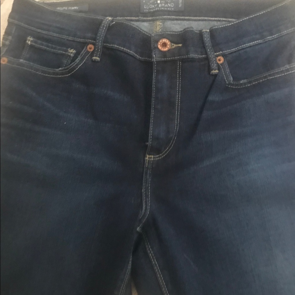 Lucky Brand Skinny Jeans Size 10/30 Mid Rise Dark